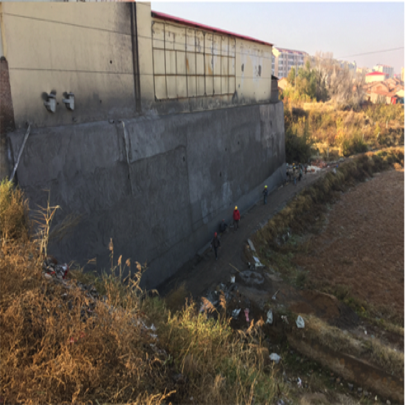 2017年Zuoyun 建筑地基沉降修复（外墙加固）
Consolidating wall  at ZuoYun in 2017