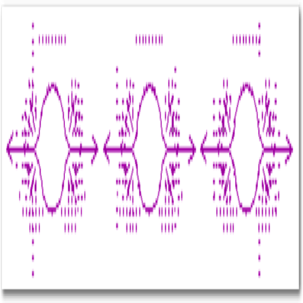 (2)多个180度聚能管多孔起爆之后数值分(2003)
Numerical analysis for many 180-shaped-charge-pipe single hole after detonating