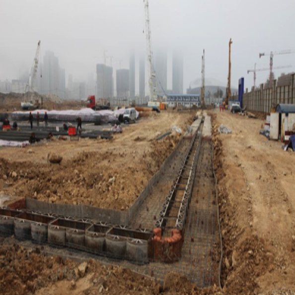 咬合桩施工（2012）
Construction of secant single piles（2012）