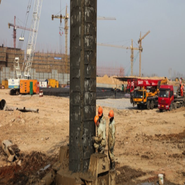 咬合桩施工（2012）
Construction of secant single piles（2012）