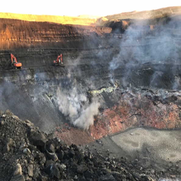 (11) SZWQ煤矿煤层自燃处治（1.覆土）
Covering soil for Spontaneous combustion in SQ coal mine, in 2018