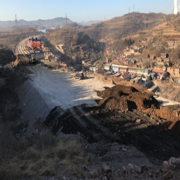 （13）常家沟工程滑坡（1.滑坡全景）
CHANGJIAGOU engineering slope ( full view of slope,2021.07)